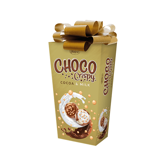 VOBRO CHOCO CRISPY COCOA & MILK GIFT-180G CHOCO CRISPY COCOA & MILK GIFT
