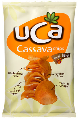 TAI SUN UCA CASSAVA CHIPS (GRILL BBQ)-120G GRILL BBQ-120G